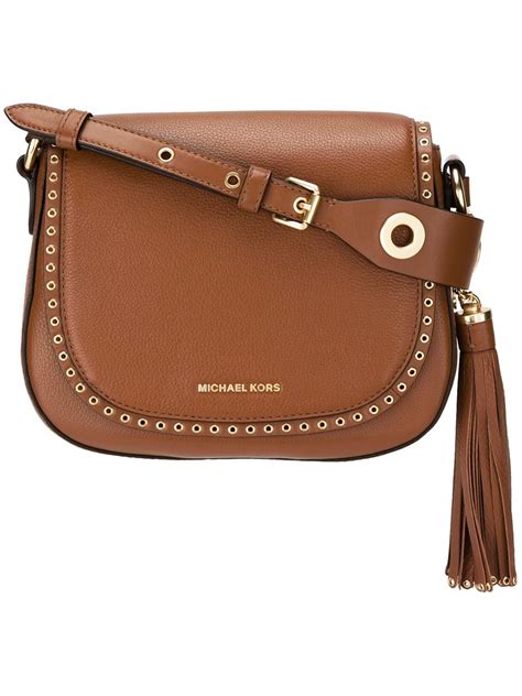 michael kors saddle crossbody bag